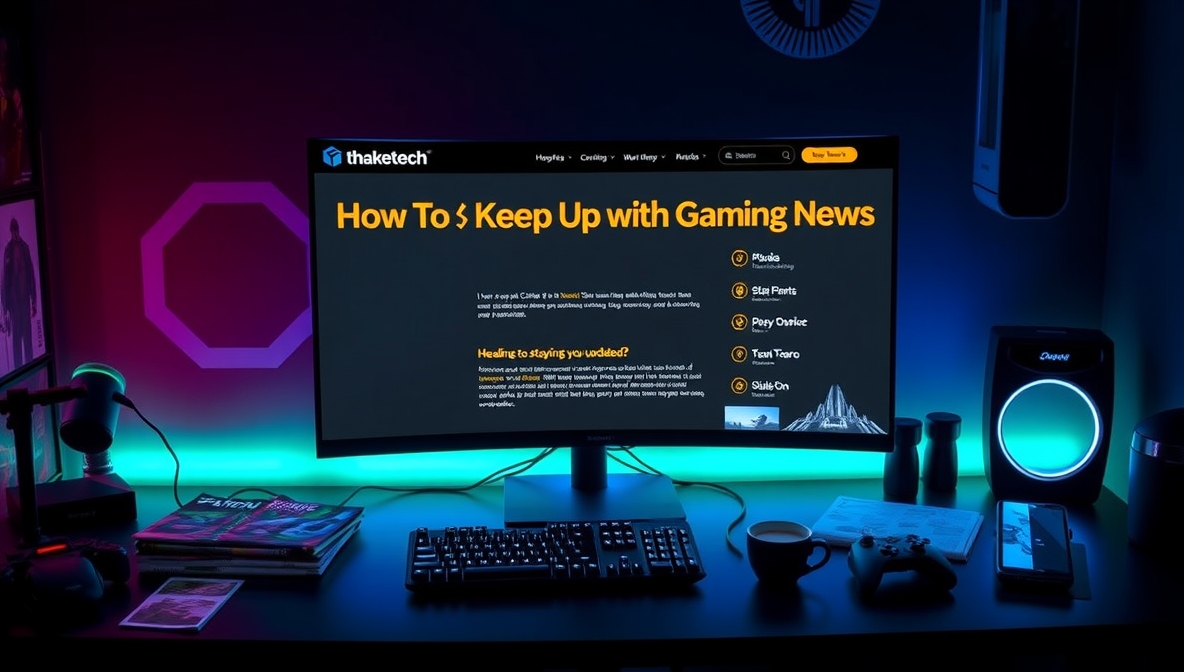 How to Keep Up with Gaming News thehaketech