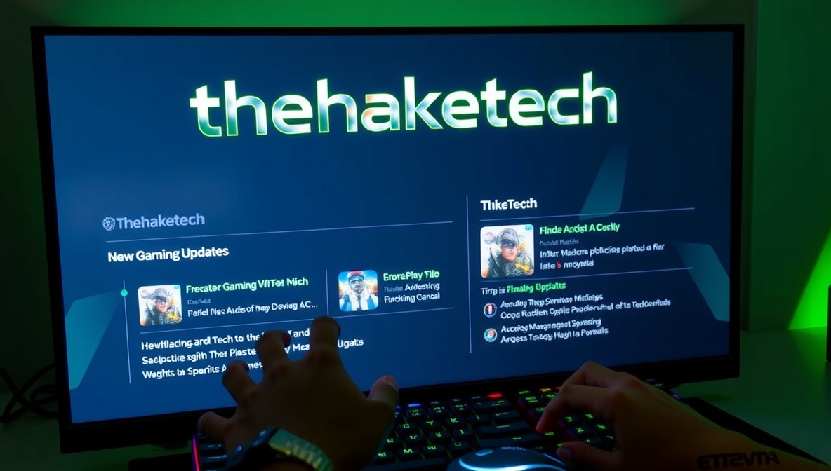 New Gaming Updates Thehaketech | Latest Trends, Innovations & Insights in Gaming