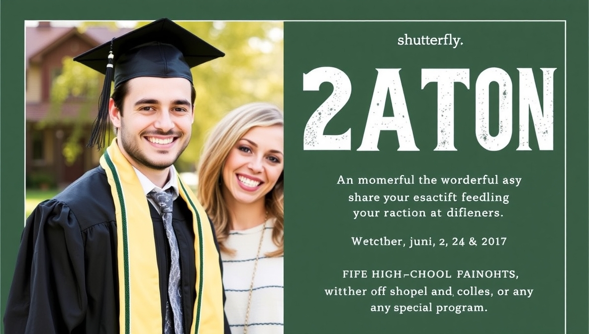 Celebrate Your Big Day with Shutterfly Graduation Announcements