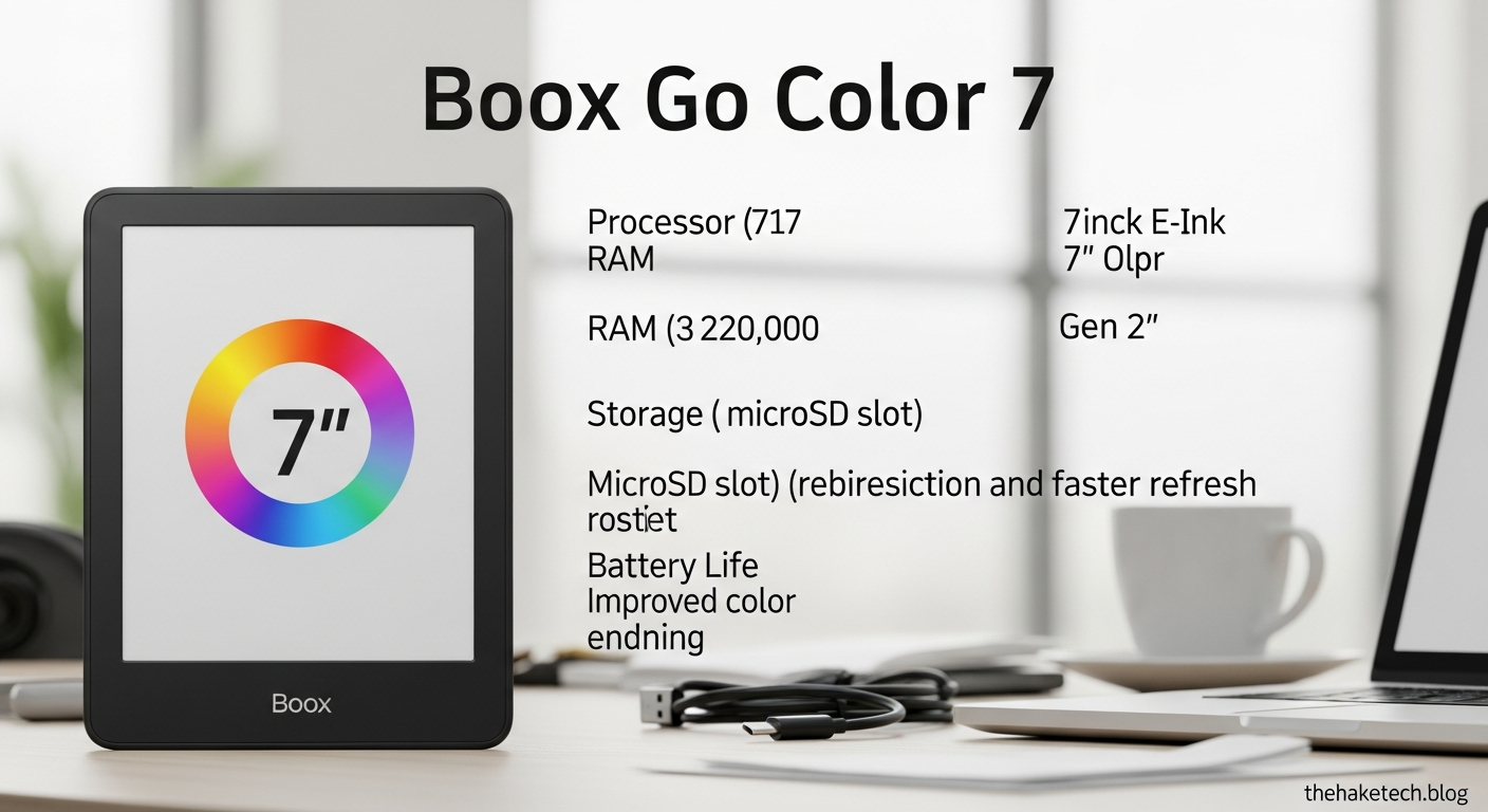 Boox Go Color 7: Full Review, Specs, MicroSD& Gen 2 Features