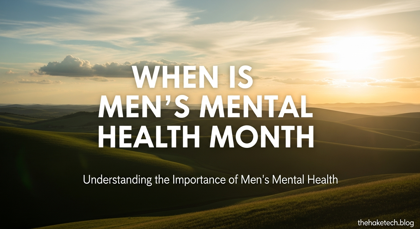 When is Men’s Mental Health Month | Understanding the Importance of Men’s Mental Health